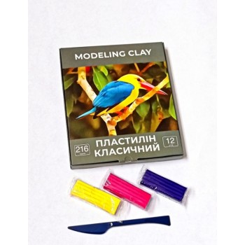 Пластилин Art Berry, 12 цветов, 216 гр.